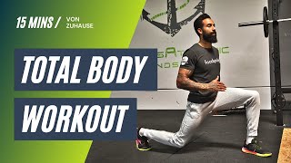 🏠 Workout für Zuhause Ohne Geräte // 15 Min Full Body Workout