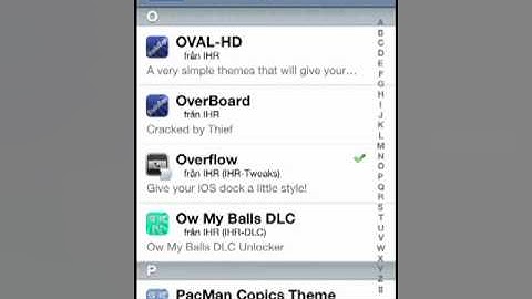 How to install overflow and infinidock on iOS 5.0.1