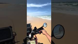 Along the Atlantic, heading to Dakar #adventuremotorcycle #adventure #motorcycle
