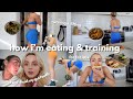 how i fixed my gut health &amp; skin | eating and training [deficit] running + lifting | conagh kathleen