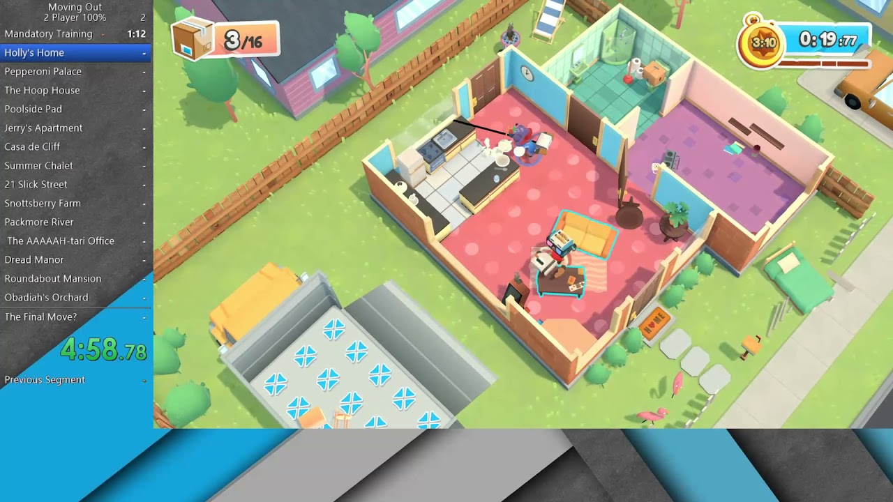 2 Player Moving out Speedrun World Record!!