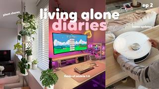 living alone diaries plant deliveries cinema trips cosy gaming