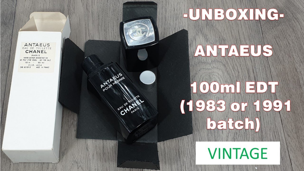 Unboxing _ Vintage - Antaeus Pour Homme by Chanel (1983 batch) 