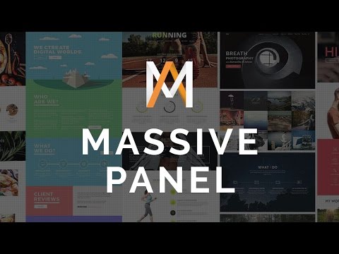 Massive Panel in Massive Addons VC Extension