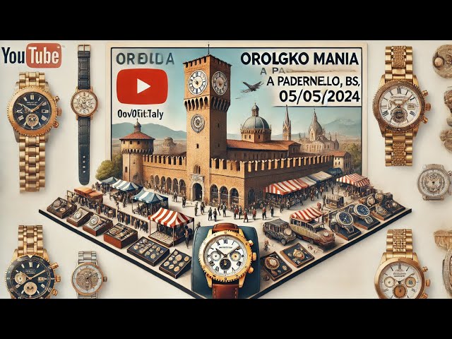 Fiera Orologiko Mania a Padernello (BS) | 05/05/2024