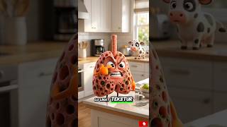 Fakta paru sapi ternyata ada bahaya didalamnya,,!🫣😖 #animasi #shorts #edukasi