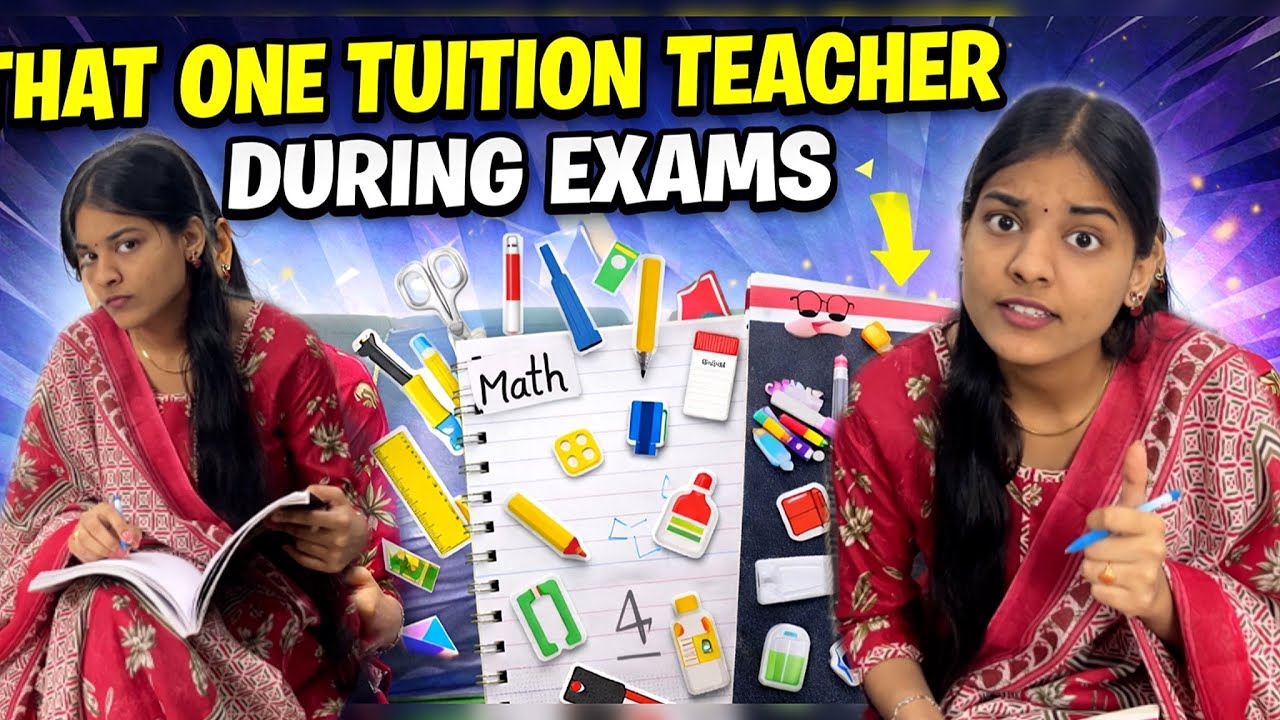 𝗧𝗛𝗔𝗧 𝗢𝗡𝗘 𝗧𝗘𝗔𝗖𝗛𝗘𝗥 𝗗𝗨𝗥𝗜𝗡𝗚 𝗘𝗫𝗔𝗠𝗦 ✏️📚 #TutionTeacher#TuitionLife#TeacherLife#StrictTeacher#FunnyTeacher 