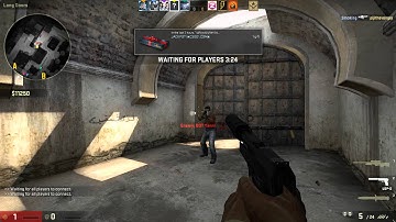 CS:GO Dust II warm-up trolling