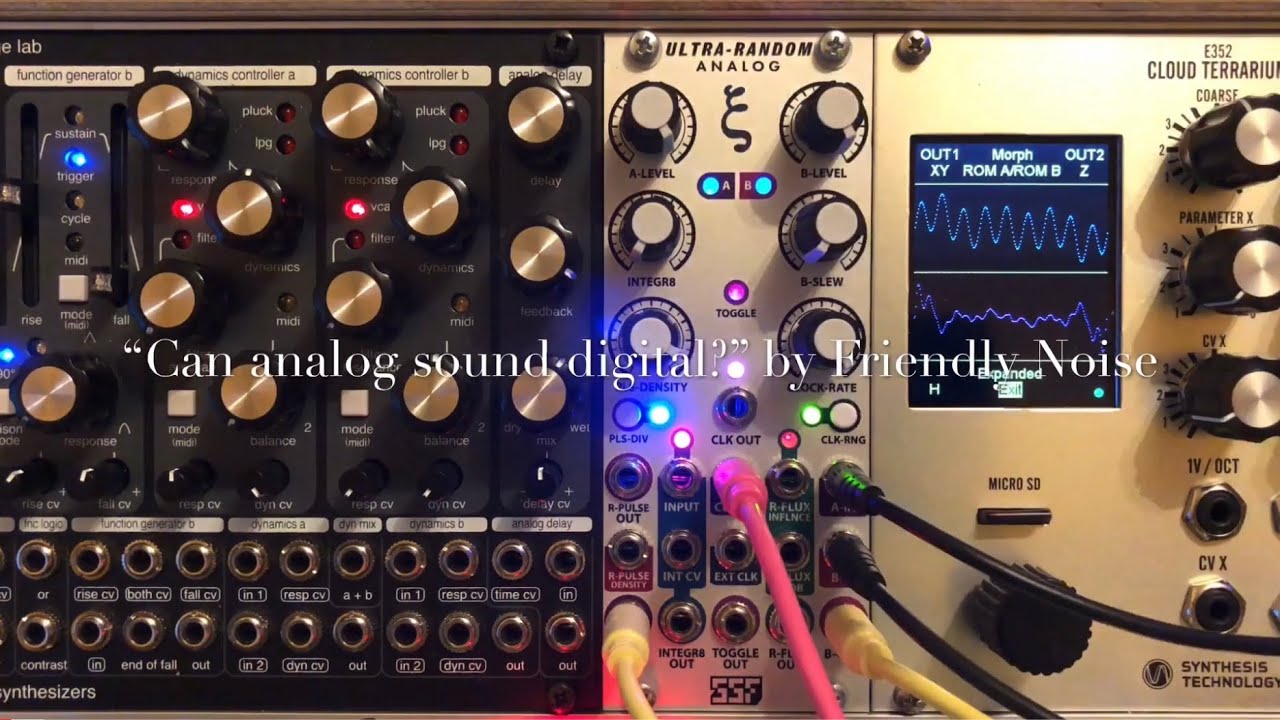 “Can analog sound digital?” with Elektron Digitone and SSF URA - YouTube