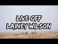 Lainey wilson  live off lyrics