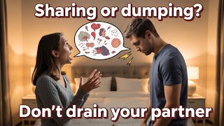 Emotional Dumping vs. Healthy Sharing – Stop Draining Your Partner