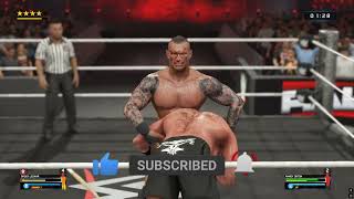BROCK LESNAR vs RANDY ORTON - WWE 2K25 Extreme Rules at Raw Gameplay screenshot 4