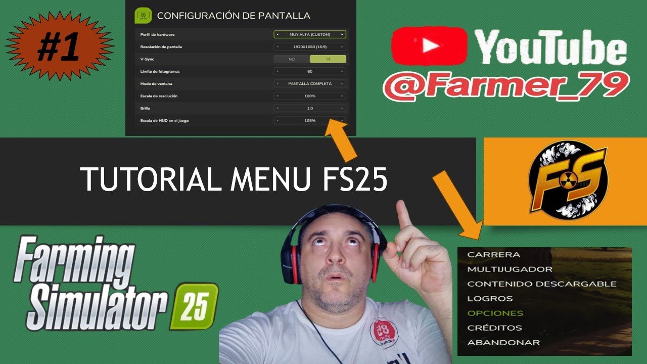 #1 Guia menu FS25 〰️#fs22 #farmingsimulator25 #tutoriales - YouTube
