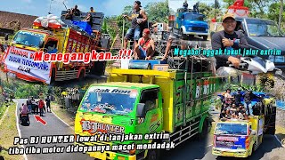 Ngeri...iring iringan sound system dijalur extrim dan rute start finish karnaval balerejo wlingi