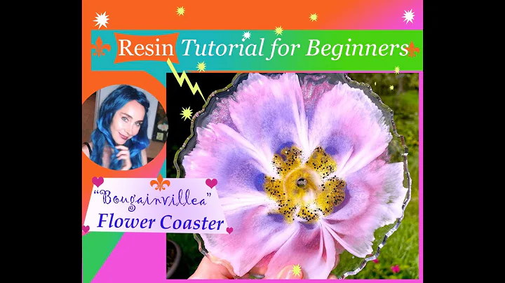 (24) 🌸 Resin Tutorial for Beginners | Exquisite Resin "Bougainvillea" Flower Coaster – #DIY Magic! ✨