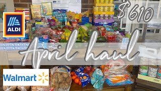 $610 APRIL 2024 GROCERY HAUL!!