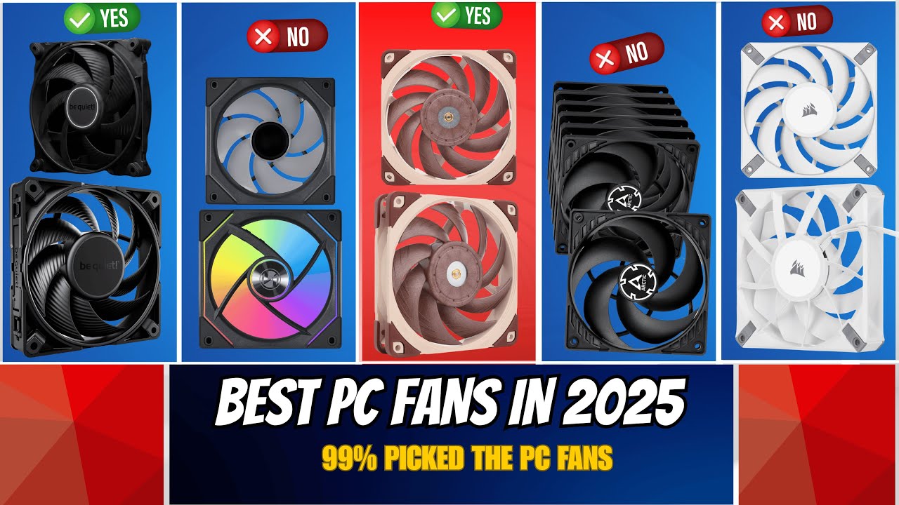 TOP 5 BEST PC Fans in 2025 – Ultra Cooling for Gaming - YouTube