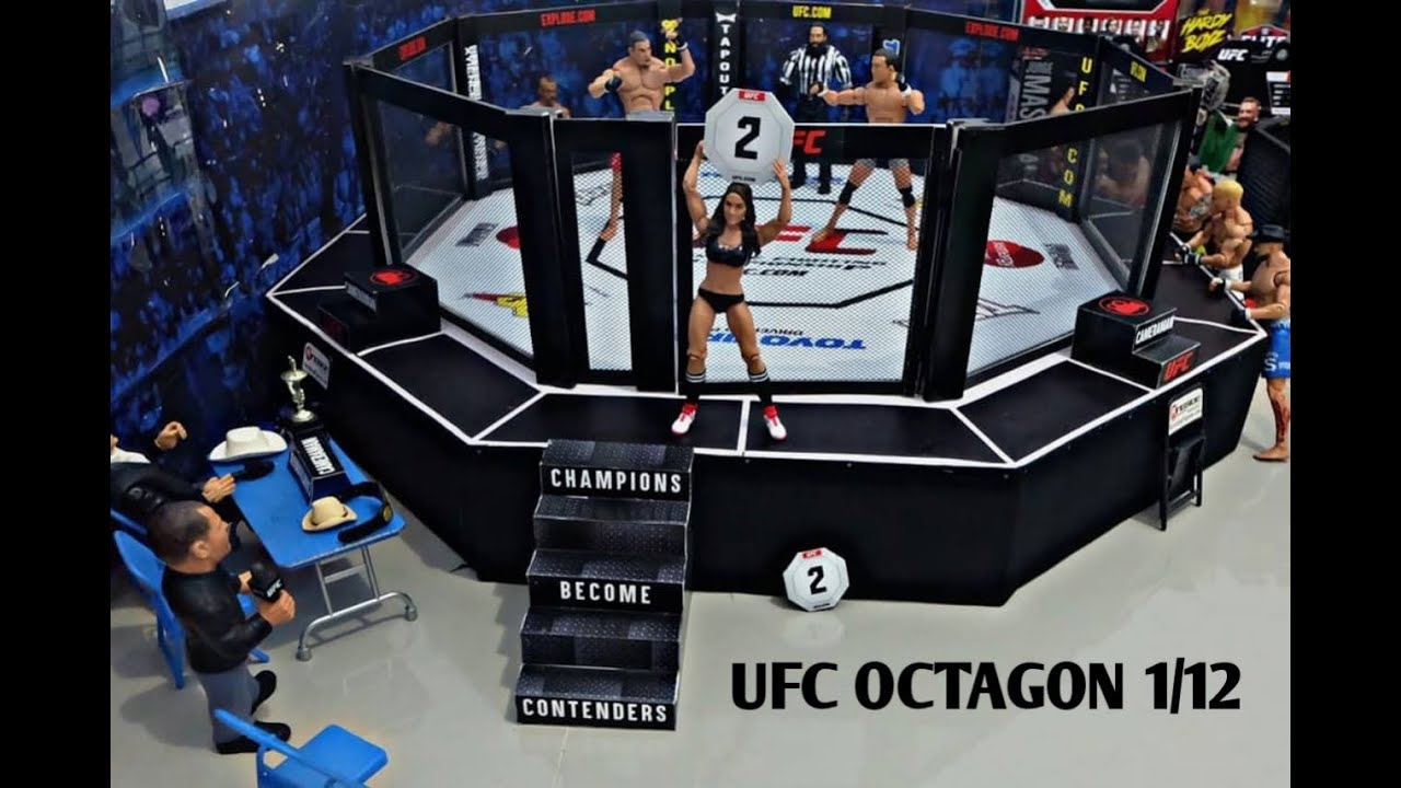 Octagon, Ufc, Diorama1/12, Octagon playset.