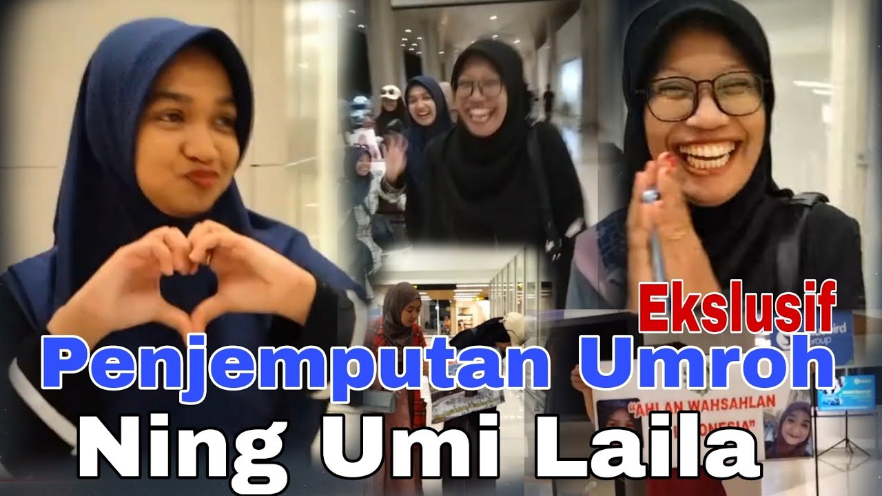 LIVE !!! Umi Laila Lovers menyambut kedatangan Ning Umi Laila di Bandara Juanda Surabaya