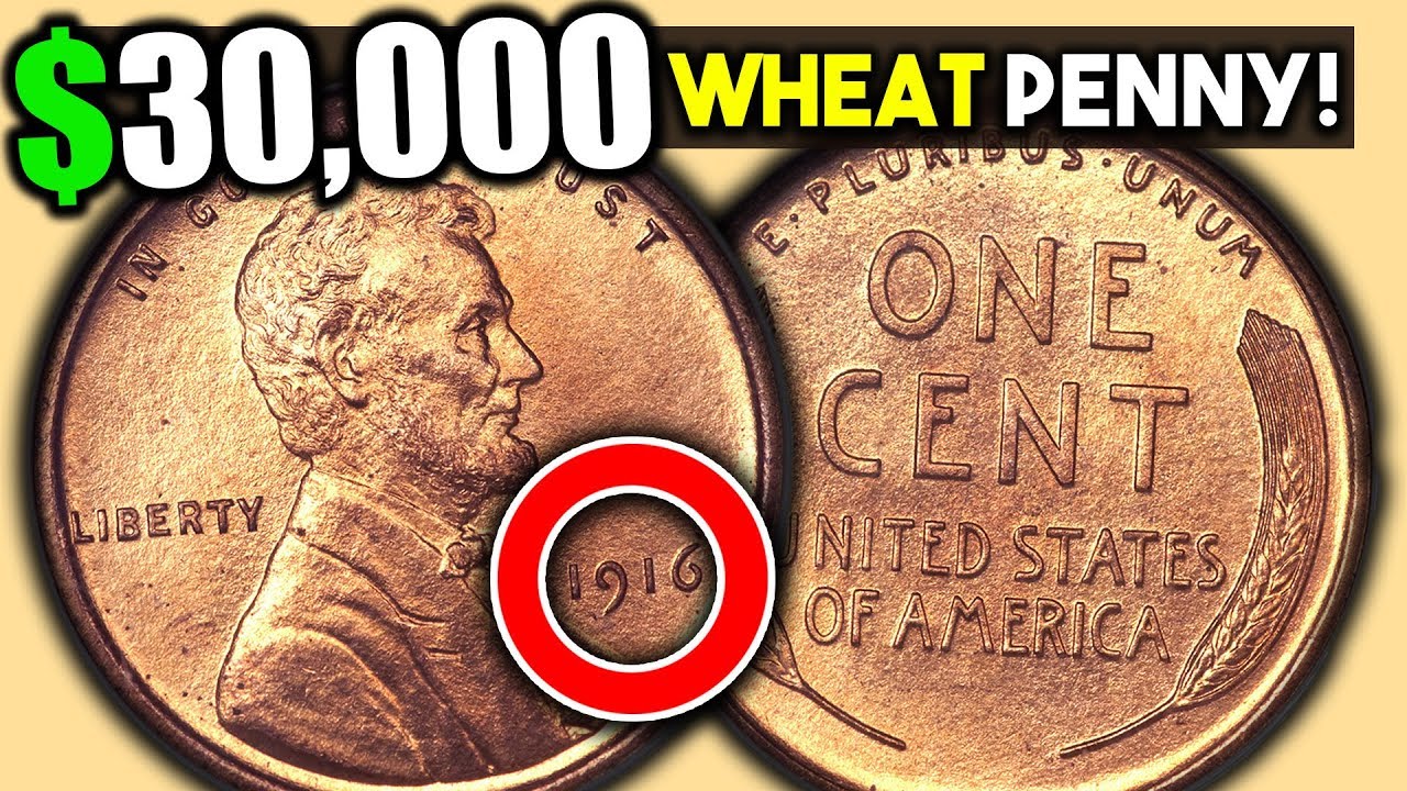 SUPER RARE AND VALUABLE WHEAT PENNIES!! 1916 WHEAT PENNY VALUE YouTube