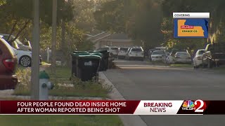 Deputies: 4 found dead inside Orlando home, injured woman asks neighbor for help
