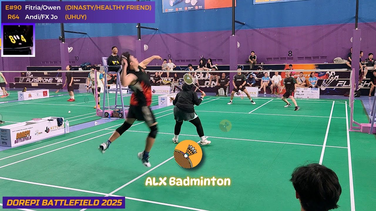DOREPI Class E #90 R64 : Fitria + Owen (DINASTY+HEALTHY FRIEND) vs Andi + Fx Jo (UHUY) BATTLEFIELD