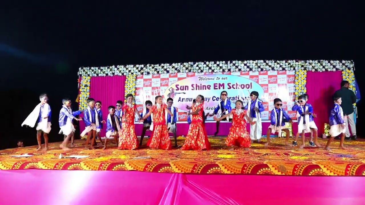 Sankrantiki vastunnamu movie lo gobbiyallo song.Our school annual day celebrations-2025-26.1st kids