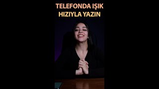 Telefonda ışık hızıyla yazı yazın! #shorts screenshot 2