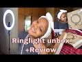 Ringlight unboxing and review// South African Youtuber