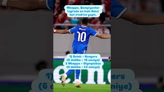 Mbappe, Şampiyonlar Liginde Salahtan Sonra En Hızlı Ikinci Hat Trickini Yaptı.