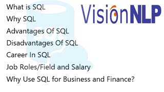 All you need to know about SQL | Fundamentals of SQL | Career in SQL | Marathi | VisionNLP