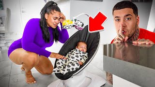 Leaving The Baby Home Alone Prank On Girlfriend! *HILARIOUS*