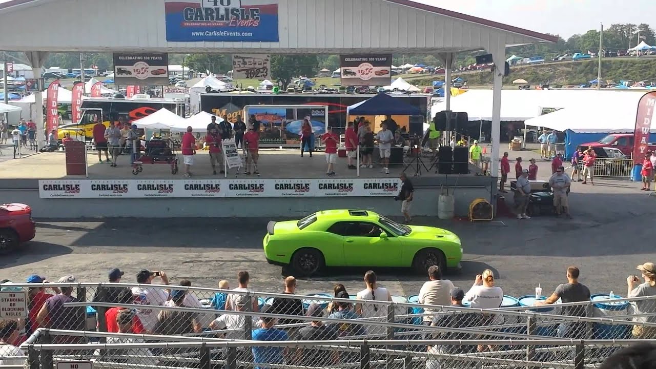 Ralph Gilles SRT Hellcat burnout. Carlisle.