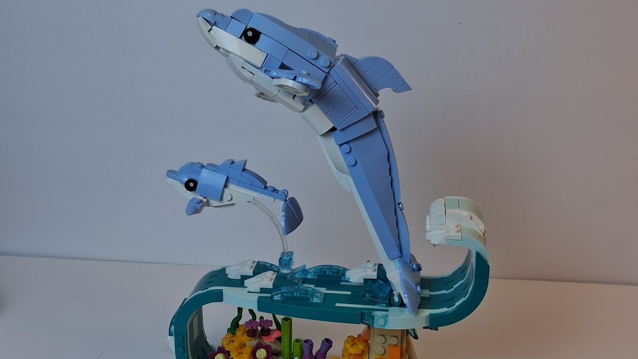 Обзор набора Lego Creator 3 в 1 «Морские животные: Прекрасные дельфины».