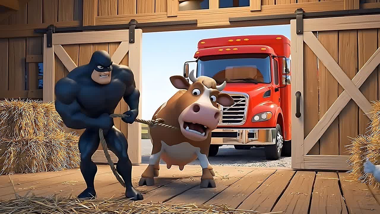 Thief in Old MacDonald's Farm | EP-7 | The Lost Horse & Sheep & Goat & Cow Story | 3D Animation