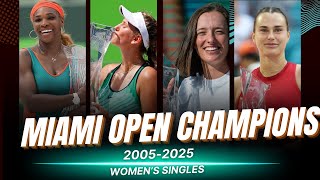 Every Miami Championship Point (2005 - 2025) | Miami Open