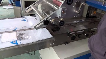 how to adjust the flow pack machine when cut the products