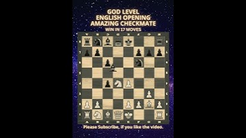 God Level | English Opening | Amazing Checkmate | Chess Openings | Chess Tricks #chess