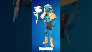 NEW Squibbly Fortnite Skin! 🐠  #fortniteclips   #fish  #fortniteshorts   #reload