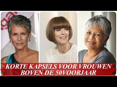 Goede Nieuwe korte kapsels voor vrouwen boven de 50 voorjaar 2018 - YouTube YW-64