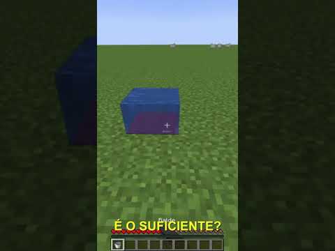 1 pixel de água no minecraft salva você ? #Shorts