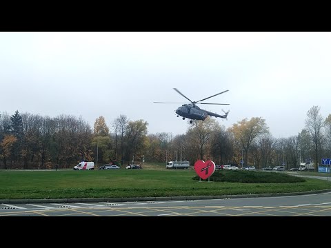 Santariškių eismo žiede sraigtasparnis atskraidino itin svarbų krovinį - donoro širdį
