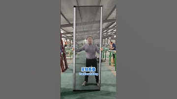 Trackless folding King Kong screen door for easy access!#qiangning