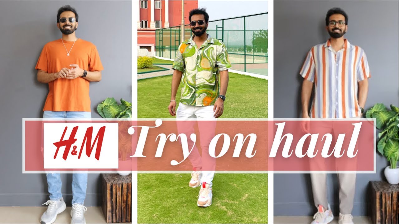 *HUGE* H&M Try on Haul 2022| New collection linen tshirts, printed shirts, pants