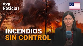 Thumbnail for EE.UU.: 5 FUEGOS ACTIVOS, uno de ellos OBLIGA a EVACUAR el PASEO de la FAMA de HOLLYWOOD | RTVE