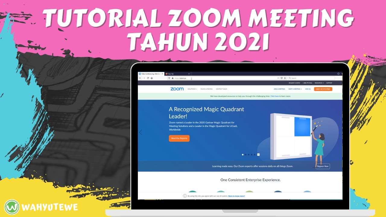 Bagaimana Mengoperasikan Zoom Meeting di laptop - YouTube