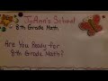 7th Grade Math Review Quiz