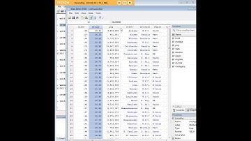 Stata order variables