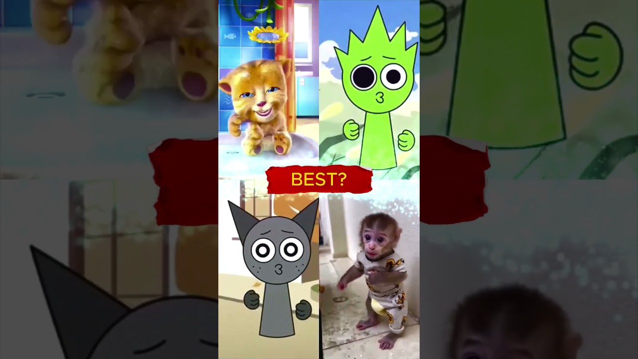 Baby Monkey, Sprunki and Angela Cute 