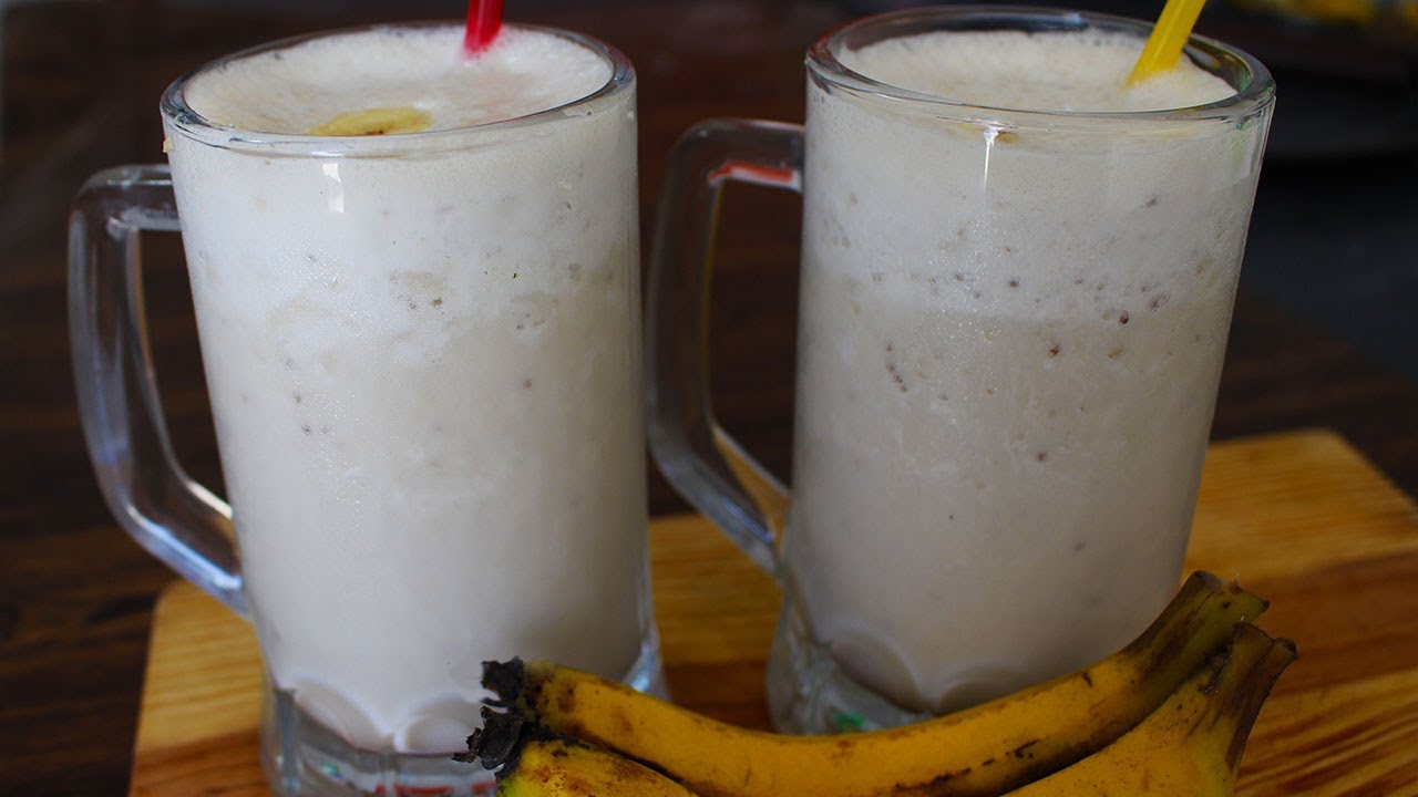 Easy Banana Smoothie How To Make Banana Smoothie Banana Smoothie